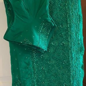 Indian outfit- Saree with matching blouse